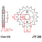 JT ZĘBATKA PRZEDNIA 288 18 HONDA CB 550F/K '75-'80, CBF 750 K1-K6 '71'76 (28818JT) (ŁAŃC. 530) JT ZĘBATKA PRZEDNIA 288 18 HONDA CB 550F/K '75-'80, CBF 750 K1-K6 '71'76 (28818JT) (ŁAŃC. 530)
