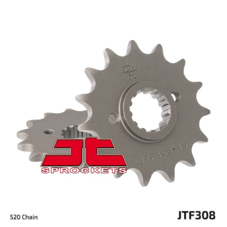 JT ZĘBATKA PRZEDNIA 345 15 HONDA NX 650, FX 650, YAMAHA XT 660, FMX (34515JT) (ŁAŃC. 520)