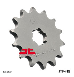 JT ZĘBATKA PRZEDNIA 419 15 SUZUKI GT 250 '73-'78, TS 250 '73-'75 (41915JT) (ŁAŃC. 525)