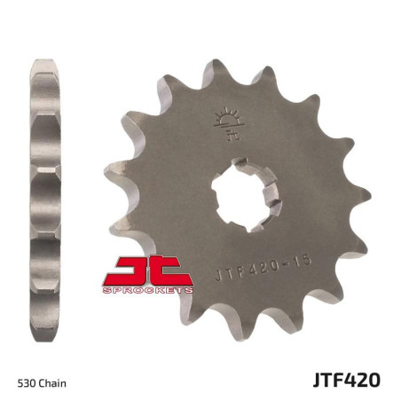 JT ZĘBATKA PRZEDNIA YAMAHA YT 125/175 '82-85' (JTF421,11) (ŁAŃC. 520) NA ZAMÓWIENIE