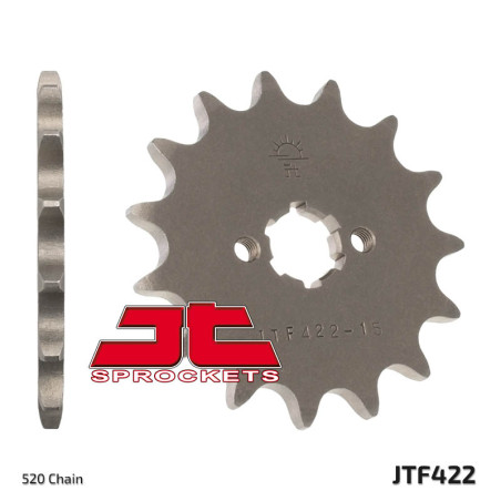 JT ZĘBATKA PRZEDNIA 514 12 KAWASAKI KX 125 '84-'93 (51412JT) (ŁAŃC. 520)