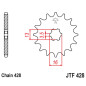 JT ZĘBATKA PRZEDNIA 428 12 SUZUKI DR-Z 50 '19-21', DR-Z 70 '08-18', DS/JR/RM/RG/GT/TS 80 '77-03' (42812JT) (ŁAŃC. 428)