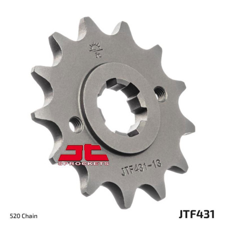 JT ZĘBATKA PRZEDNIA 431 11 SUZUKI PE 250 '78-'82, RM 250 '79-'81, RM 400 '78-'80 (43111JT) (ŁAŃC. 520)