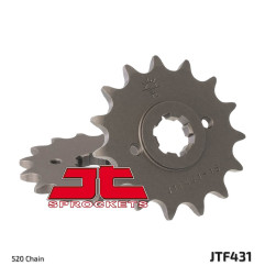 JT ZĘBATKA PRZEDNIA 431 13 SUZUKI PE 250 '78-'82, RM 250 '79-'81, RM 400 '78-'80 (43113JT) (ŁAŃC. 520)