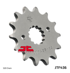 JT ZĘBATKA PRZEDNIA 438 14 SUZUKI GSX 400 F '81-'86, RG 250 GAMMA '83-'88 (43814JT) - MOŻE ZASTĄPIĆ JTF565.14