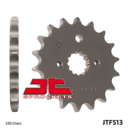JT ZĘBATKA PRZEDNIA 513 15 SUZUKI GSF BANDIT 600/650/1200/1250, GSXR750 88-06 - MOŻE BYĆ ZASTĄPIONA PRZEZ 51915JT