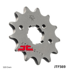 JT ZĘBATKA PRZEDNIA 569 11 YAMAHA YFM 125 GRIZZLY '04-'12, YZ 250 '77-'98, KAWASAKI KX 250 '87-'98 (56911JT) (ŁAŃC. 520)
