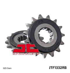 JT ZĘBATKA PRZEDNIA 2047 15 Z GUMĄ HONDA CB 750F2 '92-'00 (204715JTRB) (ŁAŃC. 525)