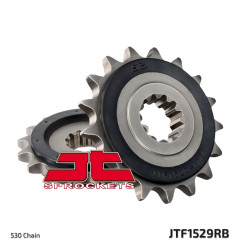 JT ZĘBATKA PRZEDNIA 2077 17 Z GUMĄ KAWASAKI ZRX 1100/1200 '97-06 (207717JTRB) (ŁAŃC. 530)