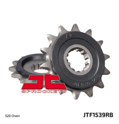JT ZĘBATKA PRZEDNIA 2273 14 Z GUMĄ KAWASAKI EX250/300 NINJA '08-'16 (227314JTRB) (ŁAŃC. 520)
