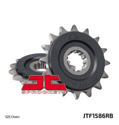 JT ZĘBATKA PRZEDNIA 2142 17 Z GUMĄ YAMAHA TDM 850 '96-'00 (214217JTRB) (ŁAŃC. 525)