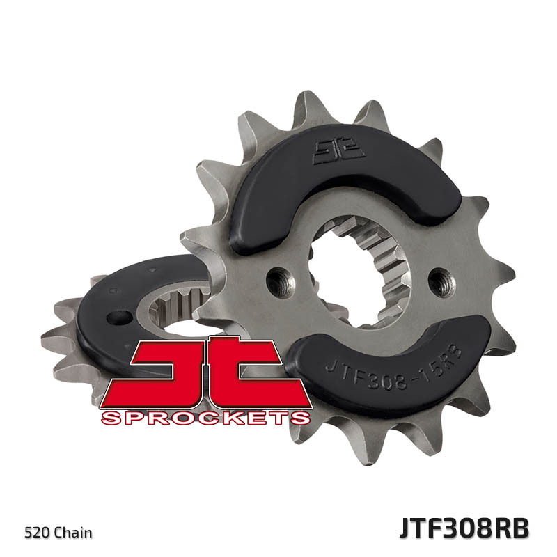 JT ZĘBATKA PRZEDNIA 345 15 Z GUMĄ HONDA NX 650, FX 650, YAMAHA XT 660, FMX (34515JTRB) (ŁAŃC. 520) JT ZĘBATKA PRZEDNIA 345 15 Z GUMĄ HONDA NX 650, FX 650, YAMAHA XT 660, FMX (34515JTRB) (ŁAŃC. 520)
