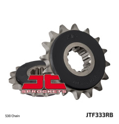 JT ZĘBATKA PRZEDNIA 347 16 Z GUMĄ HONDA CBR 1000RR '04-'16, CBF 1000, CBR 900/929/954 (34716JTRB) (ŁAŃC. 530)