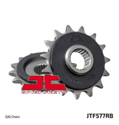 JT ZĘBATKA PRZEDNIA 441 15 Z GUMĄ YAMAHA XT 600 '89-'98, XTZ 660 '91-'98 44115JTRB) (ŁAŃC. 520)