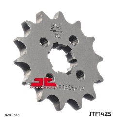 JT ZĘBATKA PRZEDNIA 425 13 SUZUKI GSXR 125 17-19, RG 80 86-87, GSX 125S 17-19, TS 125R '90-'96