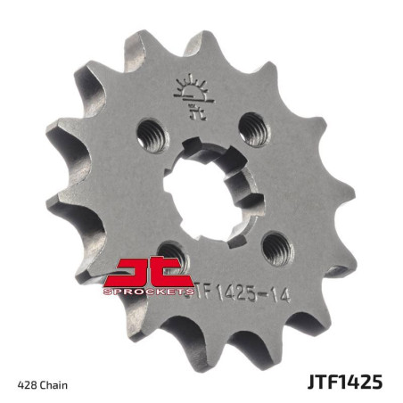 JT ZĘBATKA PRZEDNIA 425 13 SUZUKI GSXR 125 17-19, RG 80 86-87, GSX 125S 17-19, TS 125R '90-'96