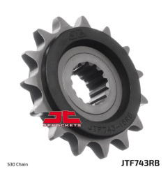 JT ZĘBATKA PRZEDNIA 2254 15 Z GUMĄ DUCATI MULTISTRADA 1200 '10-'16 (225415JTRB) (ŁAŃC. 530)