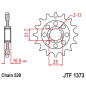 JT ZĘBATKA PRZEDNIA 2042 16 Z GUMĄ HONDA NC 700S/X '12-'13, INTEGRA 700D '12-'13 (JTF1373.16RB)* (ŁAŃC. 520)