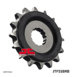 JT ZĘBATKA PRZEDNIA Z GUMĄ 577 16 YAMAHA DT 125R '93-'06, KAWASAKI NINJA 125 / Z 125 '19 (57716JTRB) (ŁAŃC. 428)
