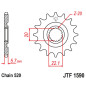 JT ZĘBATKA PRZEDNIA 2103 13 YAMAHA YZF 250 '01-'25, YZ 125 '05-'25, WR 250F '01-'25 (ORGY.) (210313JT) (ŁAŃC. 520)
