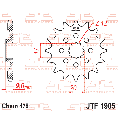 JT ZĘBATKA PRZEDNIA 2084 14 KTM SX 85 18-24, HUSQVARNA TC 85 18-24 (+1) (JTF1905.14)* (ŁAŃC. 428)