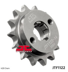 JT ZĘBATKA PRZEDNIA 1122 14 BETAMOTOR RR 125 LC '21-'23, FANTIC XEF / XMF 125 '21-, (112214JT) (OEM: 051.04.000.00.00)
