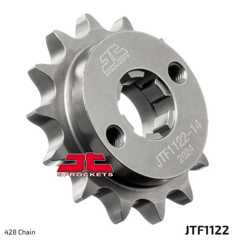 JT ZĘBATKA PRZEDNIA 1122 14 BETAMOTOR RR 125 LC '21-'23, FANTIC XEF / XMF 125 '21-, (112214JT) (OEM: 051.04.000.00.00)