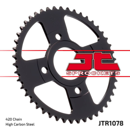 JT ZĘBATKA TYLNA 4570 47 YAMAHA TZR 50 / X-POWER '96-'06, MBK X-POWER 50 '00-'06 (457047JT) (ŁAŃC. 420) = 443247JT