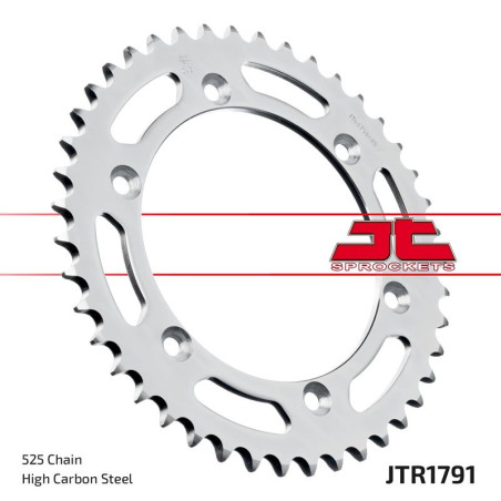 JT ZĘBATKA TYLNA 4365 42 SUZUKI DR 650 SE '96-'12 (436542JT) (ŁAŃC. 525)