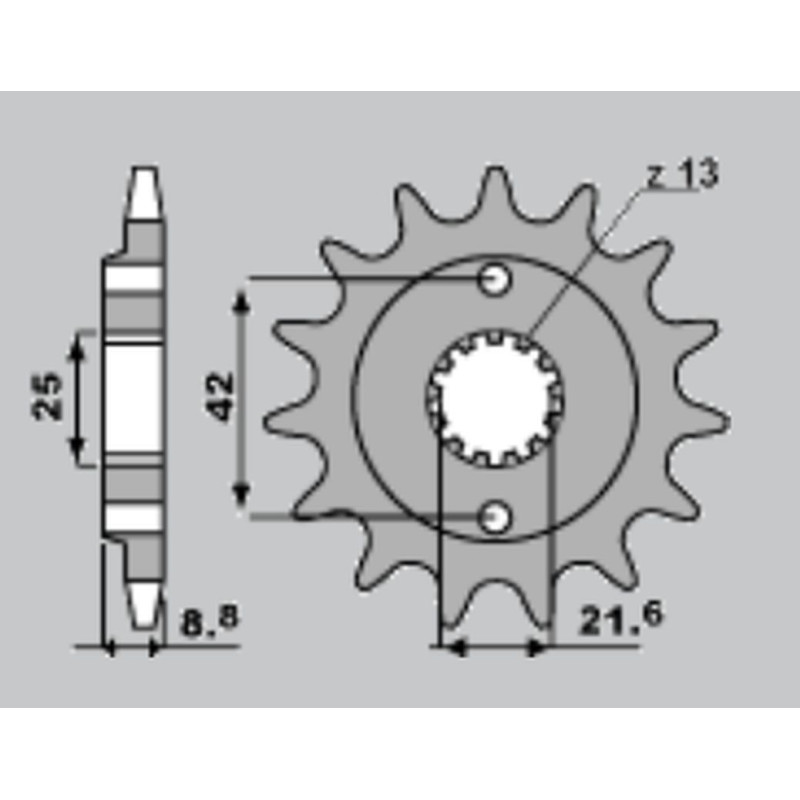 CHT WYPRZEDAŻ ZĘBATKA PRZEDNIA 525 17 KAWASAKI ER5 97-06, KLE500 97-07 (JTF512.17) CHT WYPRZEDAŻ ZĘBATKA PRZEDNIA 525 17 KAWASAKI ER5 97-06, KLE500 97-07 (JTF512.17)