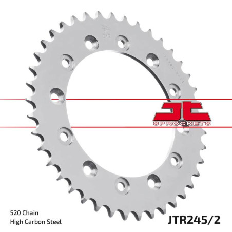 JT ZĘBATKA TYLNA 270 39 YAMAHA WR 250R '08-'20 (27039JT) (JTR245/2.40) (ŁAŃC. 520)