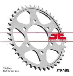 JT ZĘBATKA TYLNA 488 39 KAWASAKI KZ 650 SR 77-80, Z 500B3 81, Z 400F 8385 (48839JT) (ŁAŃC. 530)
