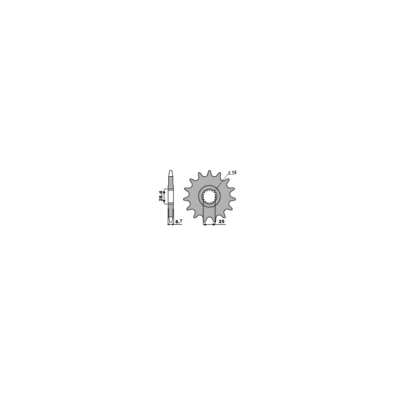 PBR WYPRZEDAZ ZĘBATKA PRZEDNIA 2168 14 18NC YAMAHA YFZ 450R '09-20, YFM 700R RAPTOR '06-20 (JTF1592.14) (ŁAŃC. 520) PBR WYPRZEDAZ ZĘBATKA PRZEDNIA 2168 14 18NC YAMAHA YFZ 450R '09-20, YFM 700R RAPTOR '06-20 (JTF1592.14) (ŁAŃC. 520)