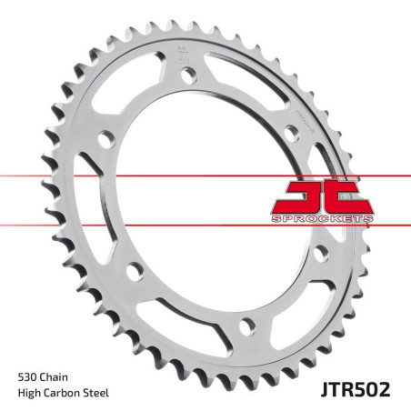 JT ZĘBATKA TYLNA 502 45 KAWASAKI ZZR 1100 '90-01' (50245JT) (ŁAŃC.530)