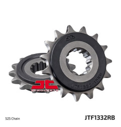 JT ZĘBATKA PRZEDNIA 2047 16 Z GUMĄ HONDA CB 750F2 '92-'00 (204716JT) (ŁAŃC. 525)