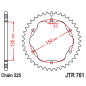 JT ZĘBATKA TYLNA 4522 38 DUCATI MONSTER 1200/S '14-20, PANIGALE 1103 '18, PANIGALE 1199/1299 '12-19, DIAVEL 1198 '11-18 JT ZĘBATKA TYLNA 4522 38 DUCATI MONSTER 1200/S '14-20, PANIGALE 1103 '18, PANIGALE 1199/1299 '12-19, DIAVEL 1198 '11-18