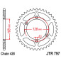 JT ZĘBATKA TYLNA 4488 57 KAWASAKI KLX 125 '03-06, SUZUKI DR-Z 125 '03-20 (448857JT) (ŁAŃC. 428)