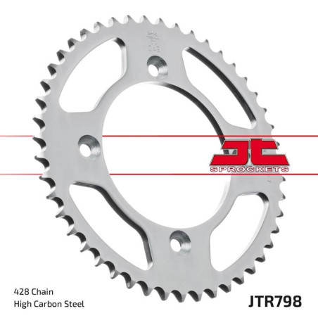 JT ZĘBATKA TYLNA 798 54 SUZUKI RM 80 '83-01, YAMAHA YZ 85 '02-24 (79854JT) (ŁAŃC. 428)