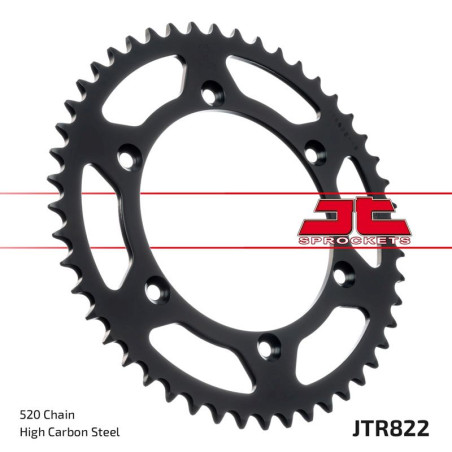 JT ZĘBATKA TYLNA 702 51 GAS GAS 200EC '00-02, HUSQVARNA TE 350 '90-95, TE 449/511 '11-12 (70251JT) (ŁAŃC. 520)
