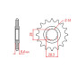 MTX PARTS ZĘBATKA PRZEDNIA 2168 14 YAMAHA YFZ 450/YFM 700 RAPTOR '06-'19 (JTF1592.14) (ŁAŃC. 520)