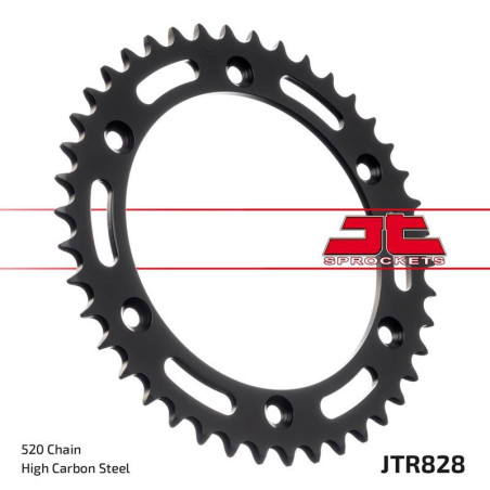 JT ZĘBATKA TYLNA 804 50 SUZUKI RM 250 '84-86 (80450JT) (ŁAŃC. 520)