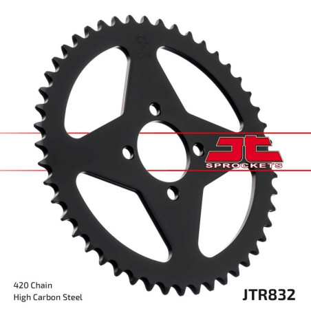 JT ZĘBATKA TYLNA 832 50 YAMAHA DT 50/TY 50 '78-81, DT 50R '97-98, DT 50MX '88-, (83250JT) (ŁAŃC. 420)