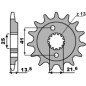 PBR ZĘBATKA PRZEDNIA 346 15 18NC (ŁAŃC. 525) (MADE IN ITALY)