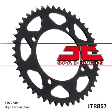 JT ZĘBATKA TYLNA 857 43 YAMAHA XT 600E '90-03, XT 660Z TENERE '91-00 (85743JT) (ŁAŃC. 520) - PATRZ RÓWNIEŻ 458843JT