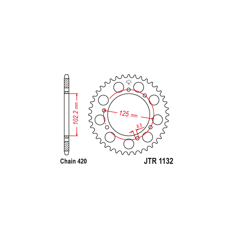 JT ZĘBATKA TYLNA 4406 59 APRILIA RX 50 FACTORY E4 2T LC '18 (440659JT) (ŁAŃC.420) JT ZĘBATKA TYLNA 4406 59 APRILIA RX 50 FACTORY E4 2T LC '18 (440659JT) (ŁAŃC.420)
