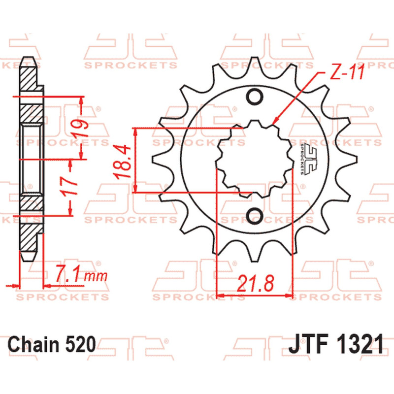 JT ZĘBATKA PRZEDNIA 2067 14 HONDA CRF 250 '13-'21, CRF 300 '21-'25, CBF 250 R '11-'19, CB 300 F / R '15-'25 JT ZĘBATKA PRZEDNIA 2067 14 HONDA CRF 250 '13-'21, CRF 300 '21-'25, CBF 250 R '11-'19, CB 300 F / R '15-'25