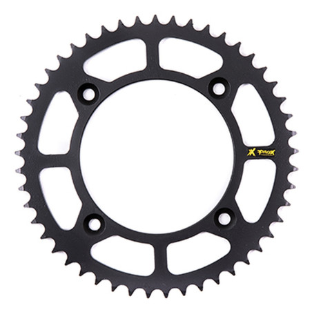 PROX ZĘBATKA TYLNA 4486 49 STALOWA ULTRALITE KTM SX 85 / 105 '03-'24 (448649JT) (JTR895.49) (ŁAŃC. 428) KOLOR CZARNY