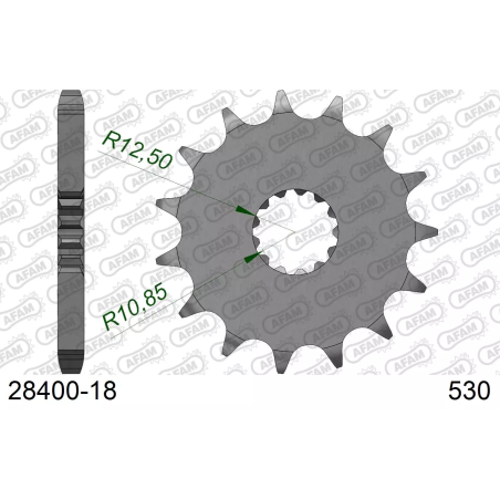 Zębatka przód Afam 28400 18z rozmiar 530