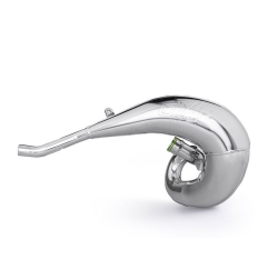 OXA FACTORY DYFUZOR (TUBA REZONANSOWA) FRONT EXHAUST PIPE CHROME TM RACING MX / EN / SMR 250 / 300 '22-'25