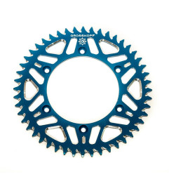 GROSSKOPF ZĘBATKA TYLNA ALUMINIOWA T7075 (ERGAL) KOLOR NIEBIESKI 270 49 (27048) YAMAHA YZ/YZF '99-'25 WRF '01-'25